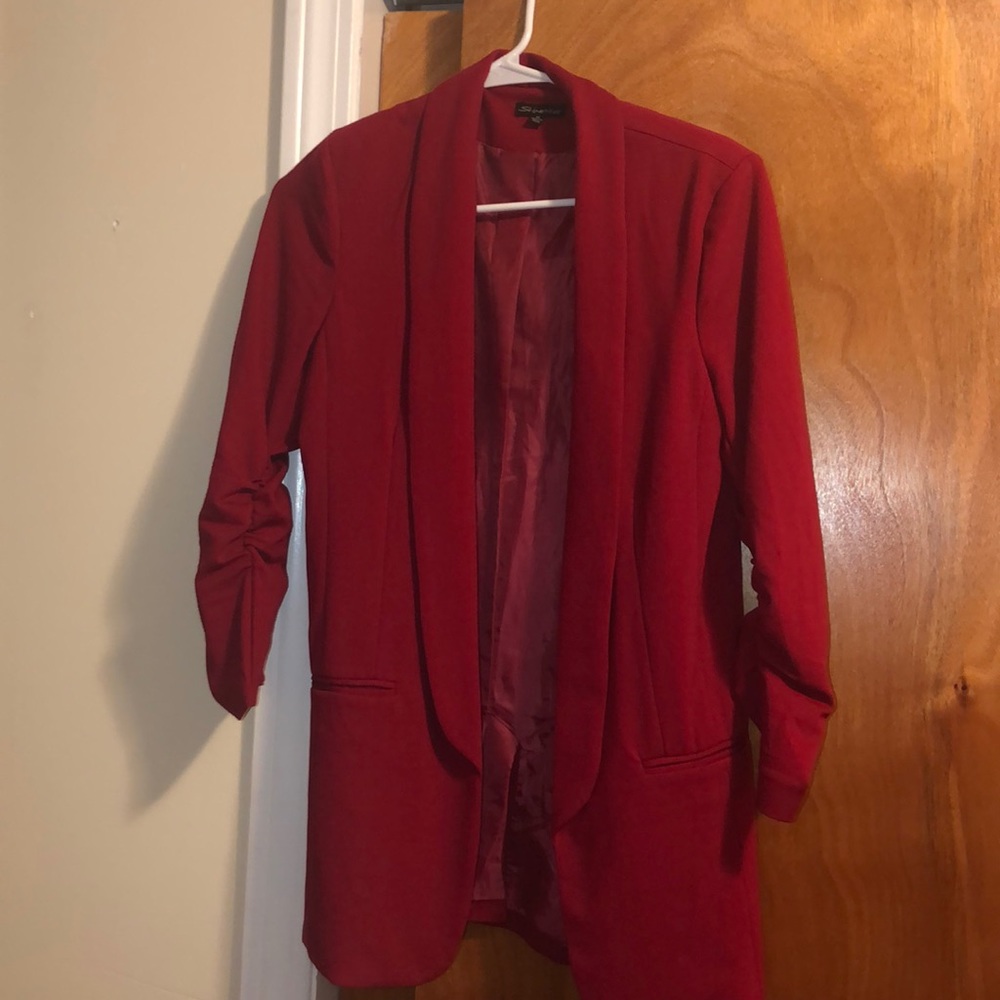 Red blazer